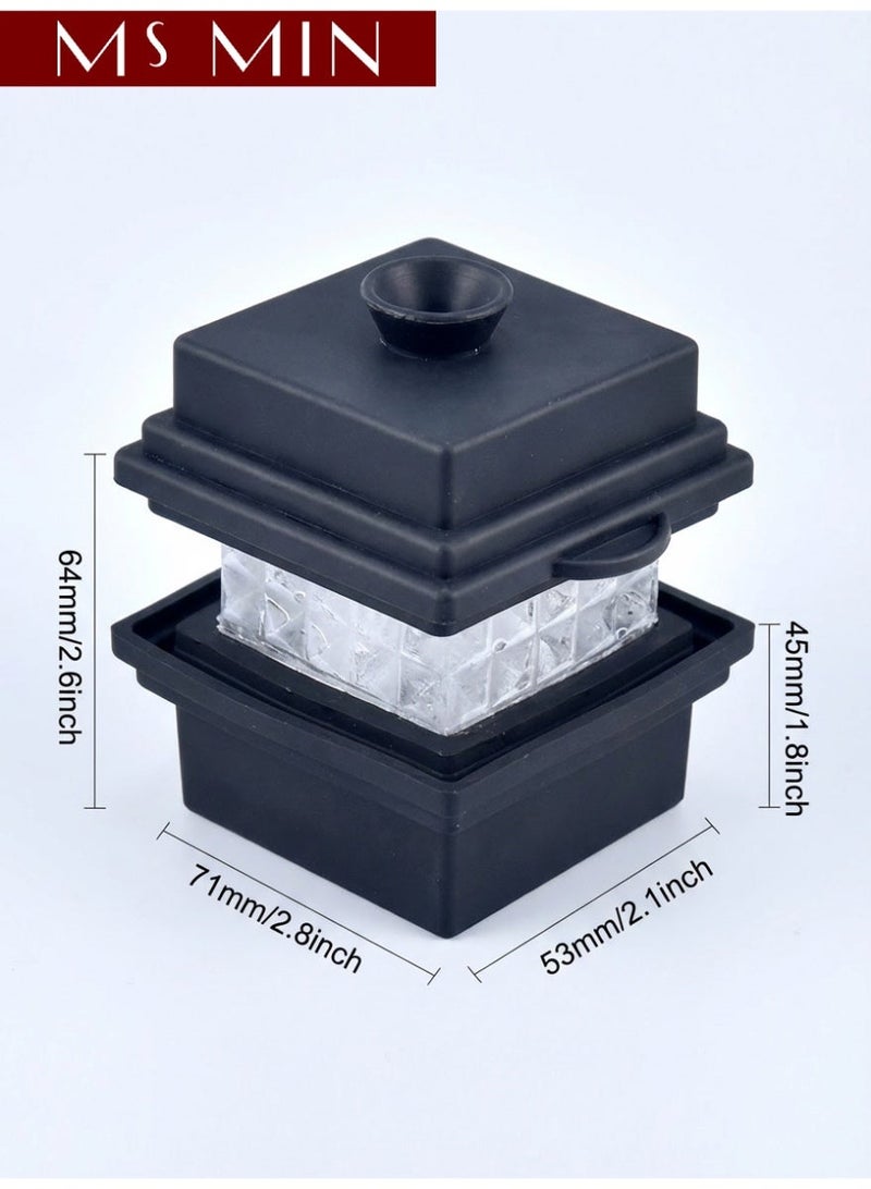 MS MIN Diamond Ice Cube Mold (Single Cavity), Geometric Cut Ice Tray, Food-Grade Silicone Ice Mold for Whiskey, Cocktails & Cold Drinks - Image 5